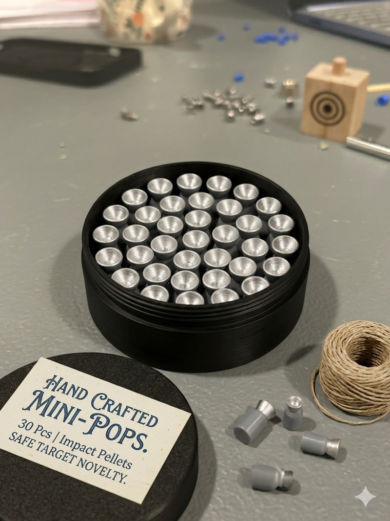 Exploding on impact pellets